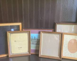 Wooden Picture Frame Lot 6 Total