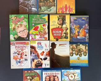 Kids Christmas Movie Lot Blurays Included
