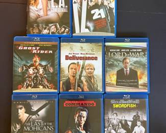 Action Thriller Bluray Lot Spacey, Cage, Hawke  More
