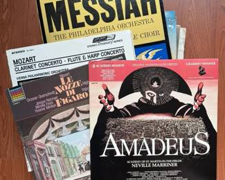 Vintage Classical Vinyl Record Lot of 22  Mozart, Handel, Strauss, Bernstein, Don Giovanni  More
