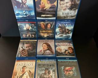 FantasyPeriod PieceRoyalty Bluray Lot 12 Dvds