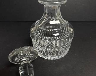 151 signedcutcrystaldecanterwithstopper