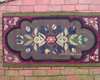 273 antiqueearlyamericanfolkartfloralh