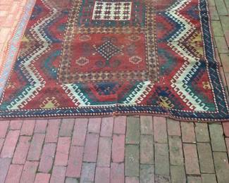 063 geometricpatternkilimstylewoolrug