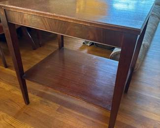 048 rectangulartwotierwoodendtable