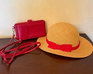 202 womensstrawsunhatandredcrossbody