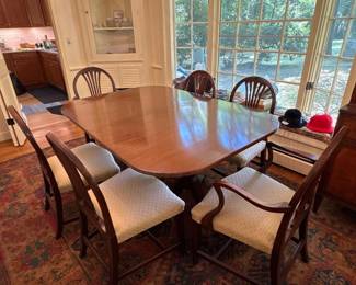 035 doublepedestaldiningtablewitheight