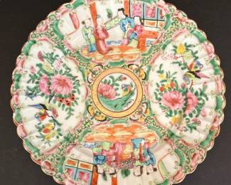 180 rosemedallionstyleporcelainplate