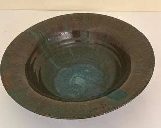 178 studiopotterybowlwithgreenglaze