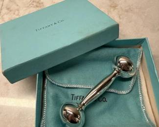 001 tiffanycosterlingsilverbabyrattle