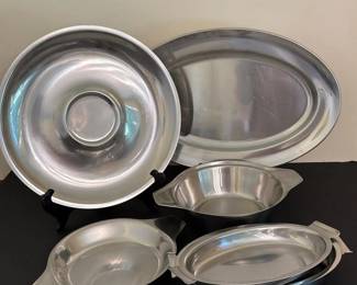 185 sixpiecestainlesssteelservingwarelo