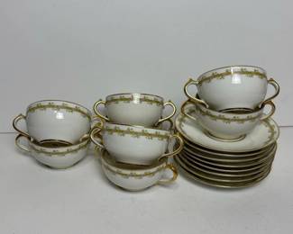 111 havilandlimogesdoublehandledteacups