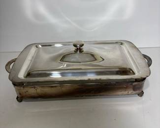 102 vintagepyrexglassbakingdishinmetal