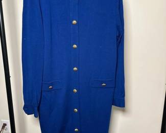 115 talbotspetitesbluewoollongcoatwith