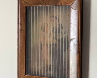 Antique Religious Lenticular Artwork