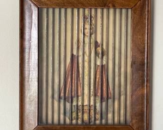 Antique Religious Lenticular Artwork