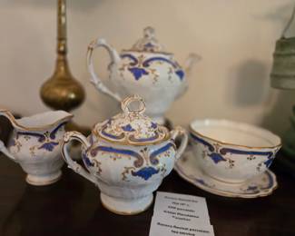 Porcelain tea service 