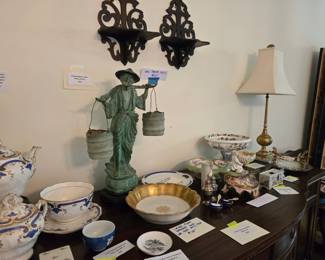 Porcelain,  decorative items