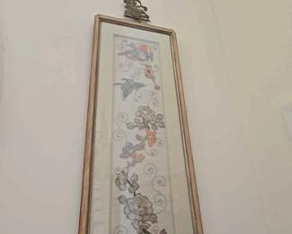 Embroidery, framed art