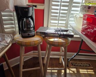 Stools, small appliances