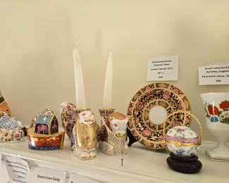 Royal Crown Derby porcelain fugurines