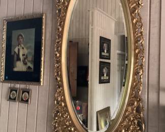 Antique Framed Mirror