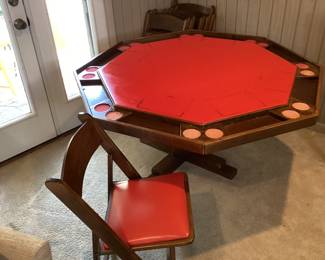 Game Table w/ 6 Chairs