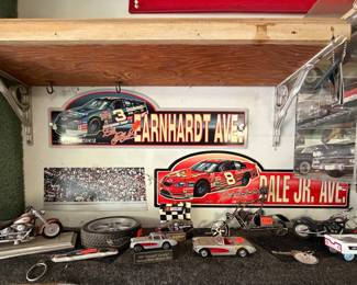 NASCAR Dale Earnhardt Ave & Dale Jr. Ave Street Signs