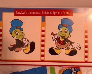 Walt Disney's Pinocchio Jiminy Cricket Wall Decor