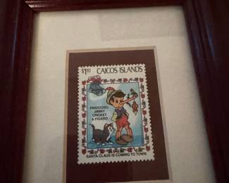 1983 Caicos Islands Disney Christmas Stamp Set