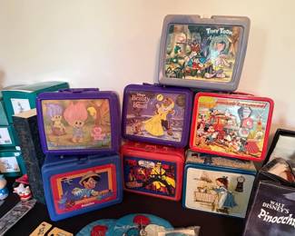 Vintage 1990s Plastic Lunchboxes and Memorabilia