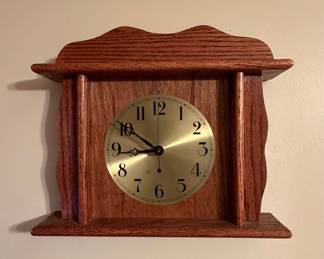 Howard Miller Oak Westminster Chime Mantel Clock