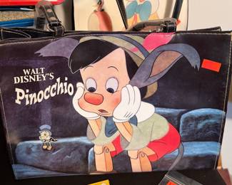 Vintage Walt Disney's Pinocchio Tote Bag