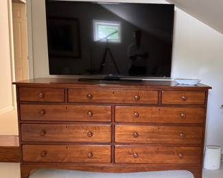9-Drawer Bureau. Measures 66"W x 19" D x 35" H. Photo 1 of 3. 