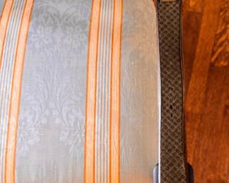 Interior Crafts Lacquered with Distressed Finish Chinese Chippendale Chair. Measures 23" W x 26" D x 19" Seat Height. Photo 4 of 7. 