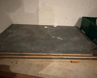 Complete Set of Dismantles Parts for Porter & Sons 9' Renaissance Chippendale Pool / Billards Table. Photo 4 of 10.