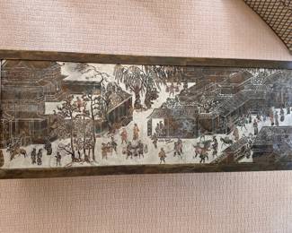 Philip and Kelvin "Spring Festival" Laverne Low Table. Circa 1960. Measures 53" W x 16.5" D x 20" H. Photo 3 of 5. 