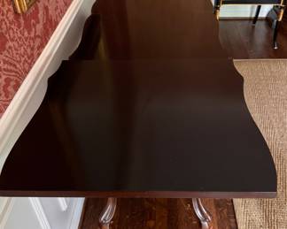 Karges Mahogany Flip-Top Buffet / Server with Cabriole Legs. Measures 45" x 31" x 22" Closed; 70" W Open. Photo 2 of 7.