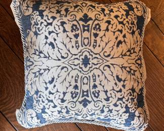 Down Filled Pillow - 2 Available. Each Measures 18" x 18". 