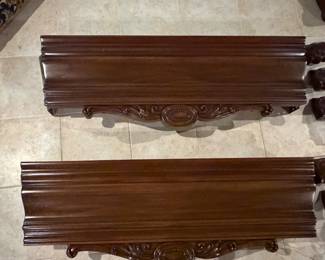 Complete Set of Dismantles Parts for Porter & Sons 9' Renaissance Chippendale Pool / Billards Table. Photo 2 of 10.