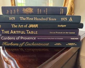 The Artful Table, The Gardens of Provence, Harbors of Enchantment, etc. Coffee Table Books. 