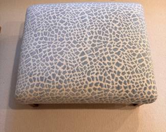 Animal Print Upholstered Ottoman / Coffee Table. Measurements to Come. Photo 2 of 2. 