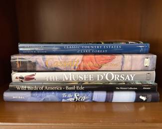 The Musee D'Orsay, Classic Country Estates of Lake Forest & More Coffee Table Books. 