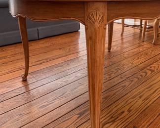 Davis Cabinet Company French Provincial Dining Table. Measurements to Come! Has Been Stripped. Photo 4 of 5.