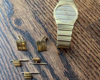 Piaget Polo Bracelet Watch & Cuff Links. Model / Style Details To Come!