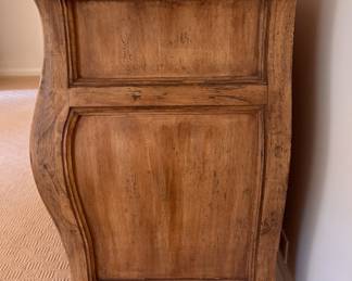 Louis XV Style Hand-Carved Commode. Measures 48" W x 20" D x 35" H. Photo 3 of 3.