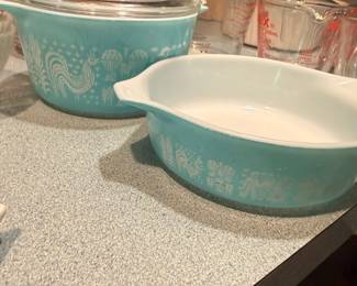 Pyrex Butterprint Cinderella Casserole Dishes