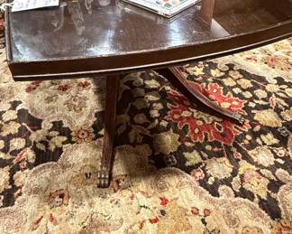 Maitland-Smith Mahogany and Brass Coffee Table