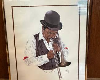 Tom Kinney Jazz Musician Print