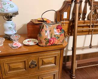 Patricia Nash Floral Tapestry Frame Handbag